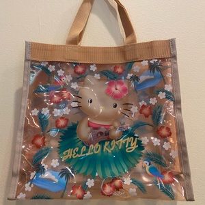 Hello kitty and Dear Daniel Hawaiian tote bag